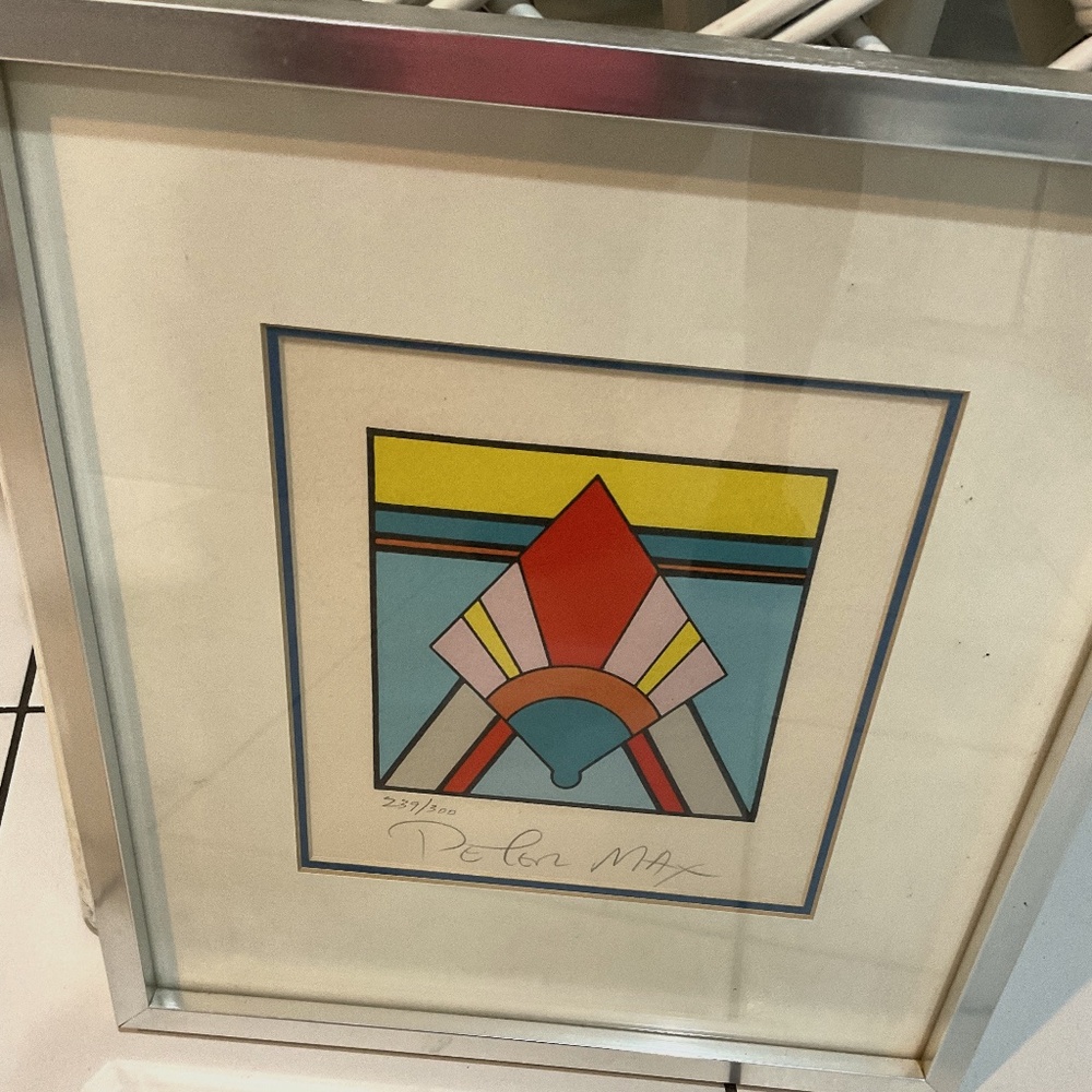 Peter Max abstract Numbered lithograph